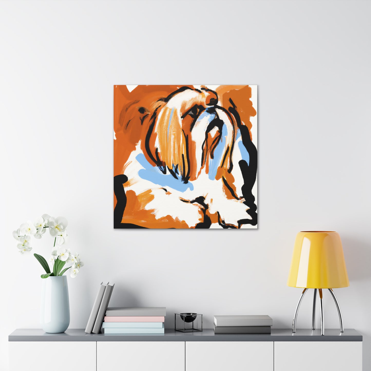 "Pekingese Times Infinity" - Canvas