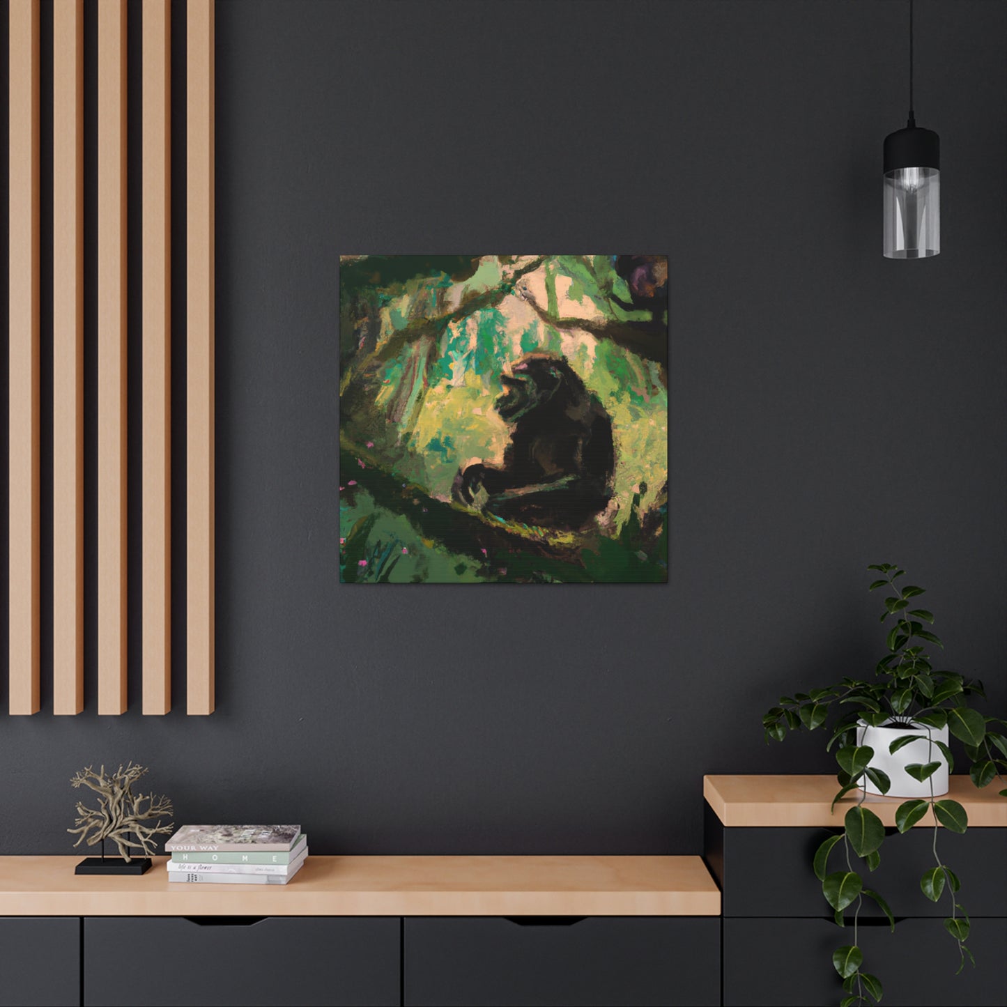 Chimpanzee Expressionistic Dream - Canvas