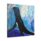 Whale in Turbulence - Canvas