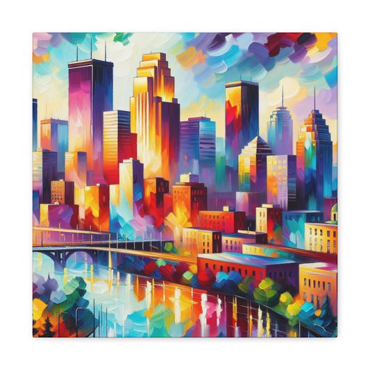 "Majestic Hues of Minneapolis" - Canvas