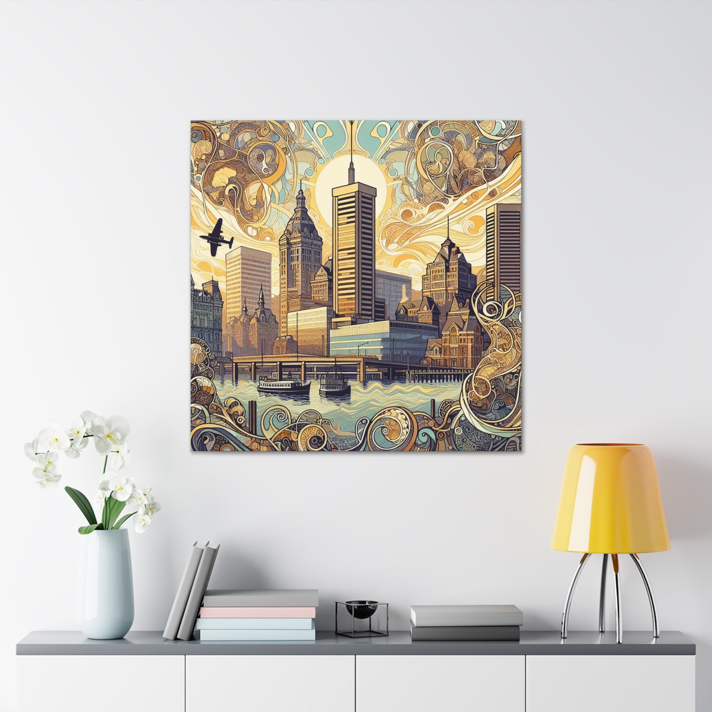 "Baltimore's Organic Elegance" - Canvas