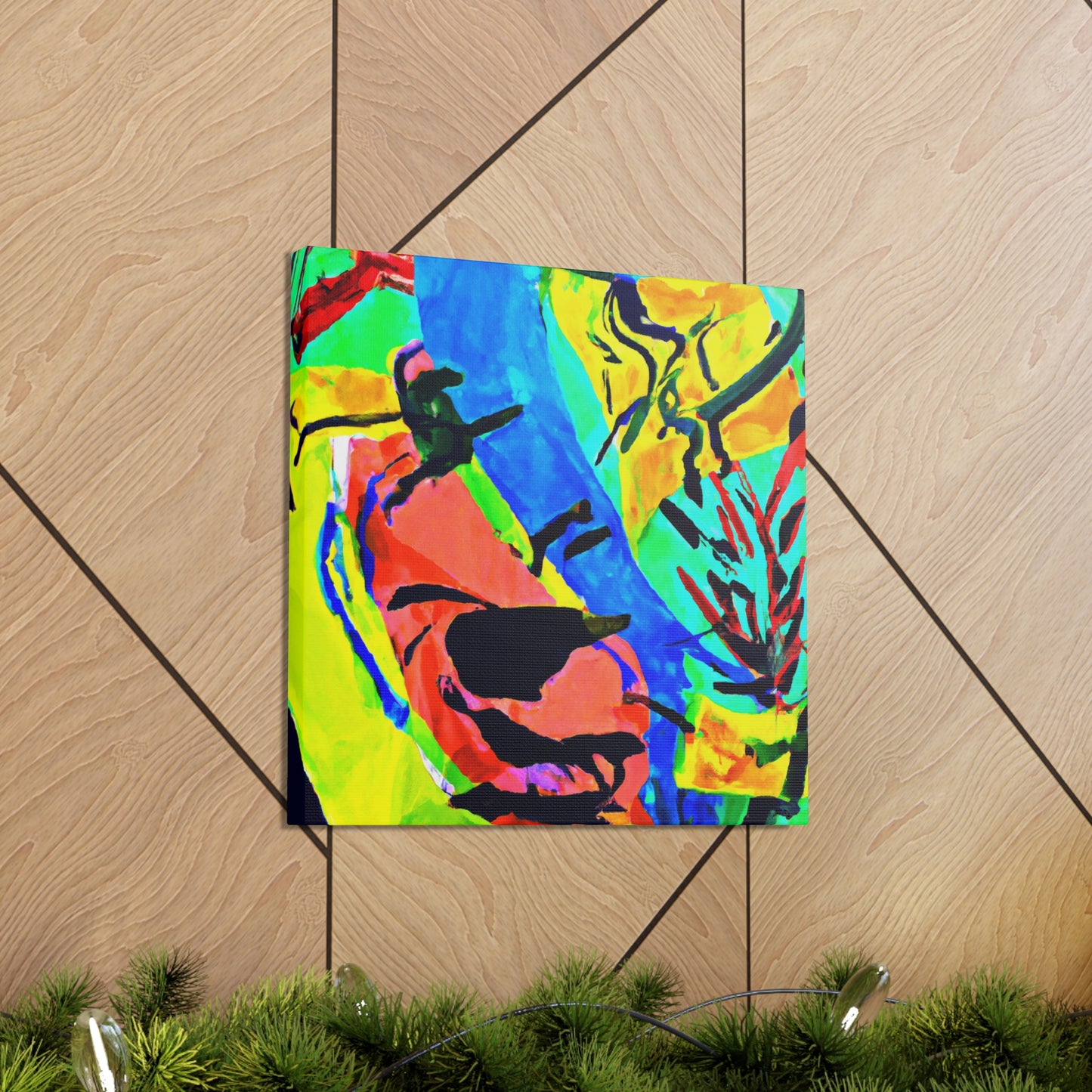 "Revived Roaring Flame" - Canvas