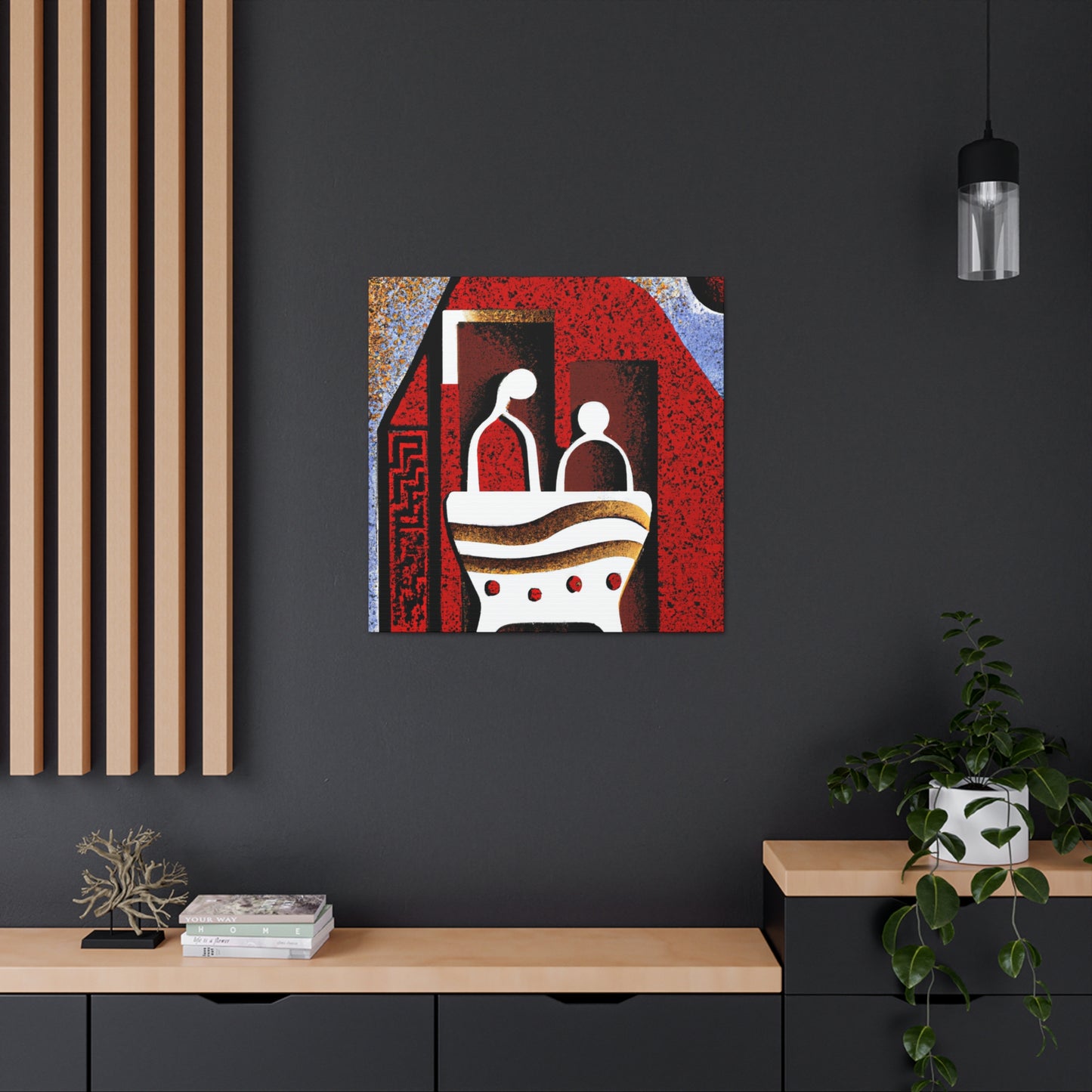 Manger in Art Deco - Canvas