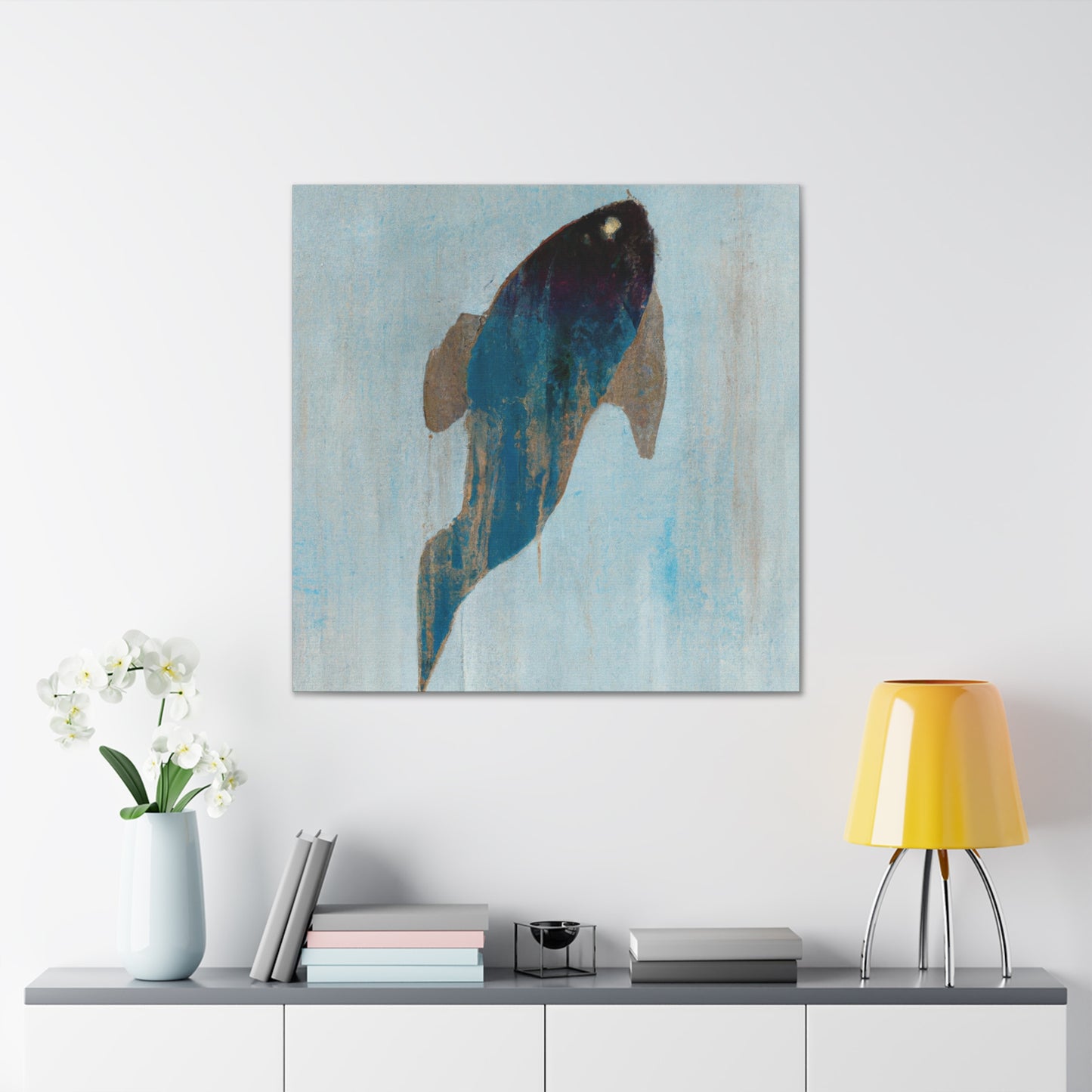 "Fish in Abstract Thought" - Canvas