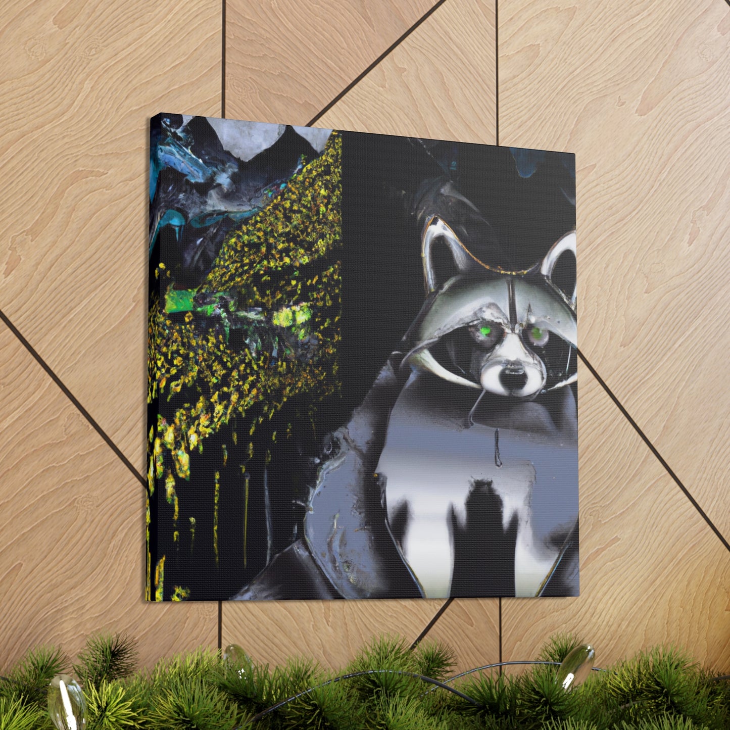 "Raccoon in Surrealism" - Canvas