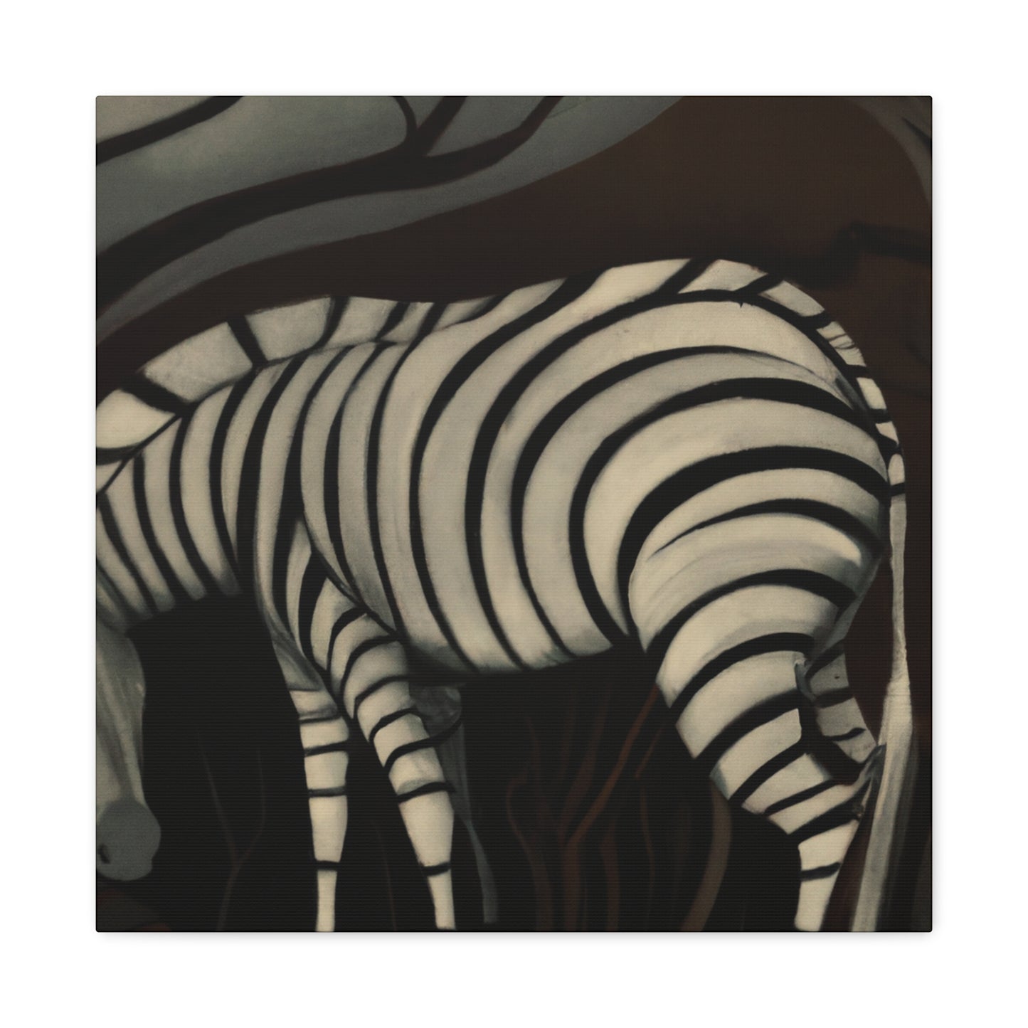 "Zebra's Exotic Dance" - Canvas