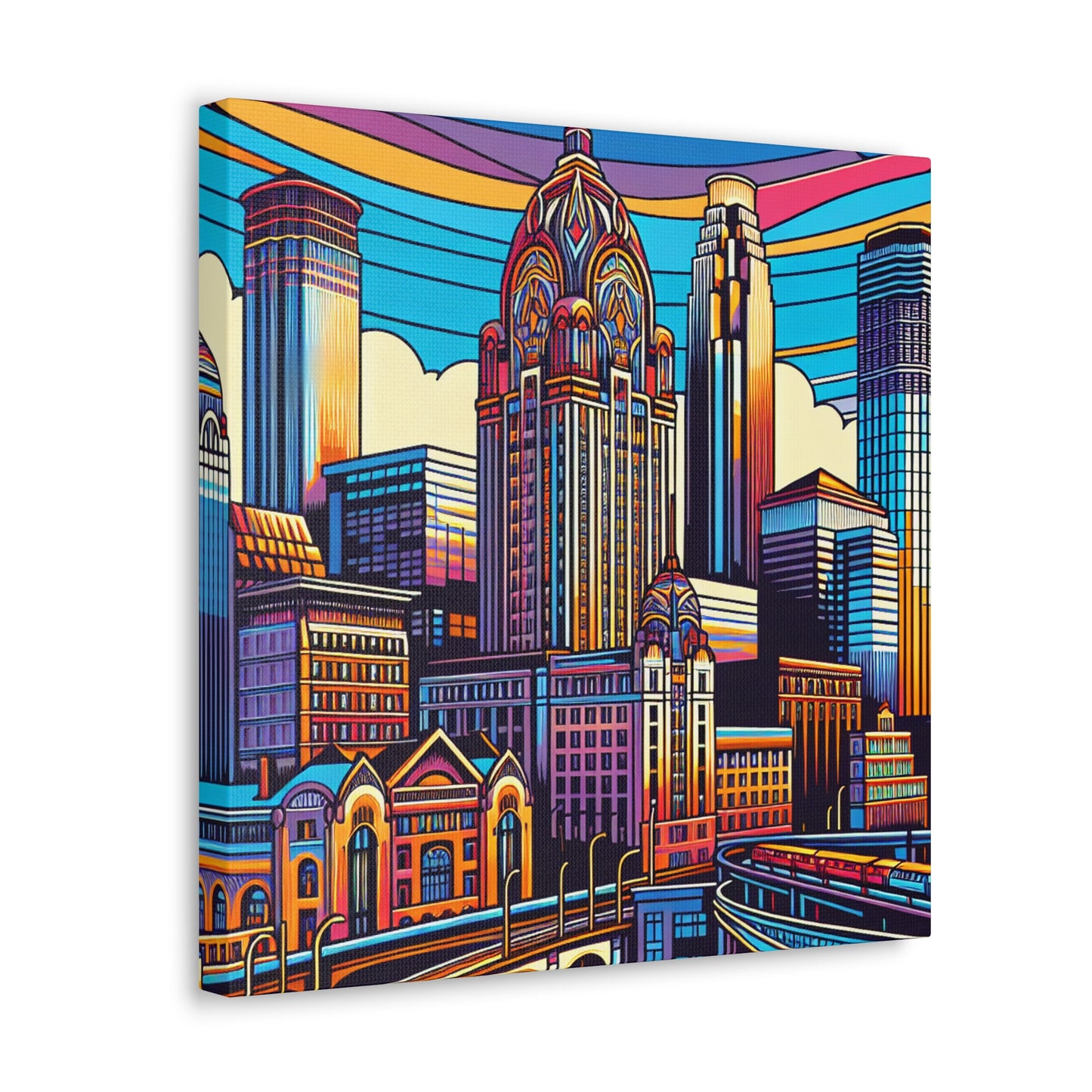 "Enchanting Minneapolis Elegance" - Canvas