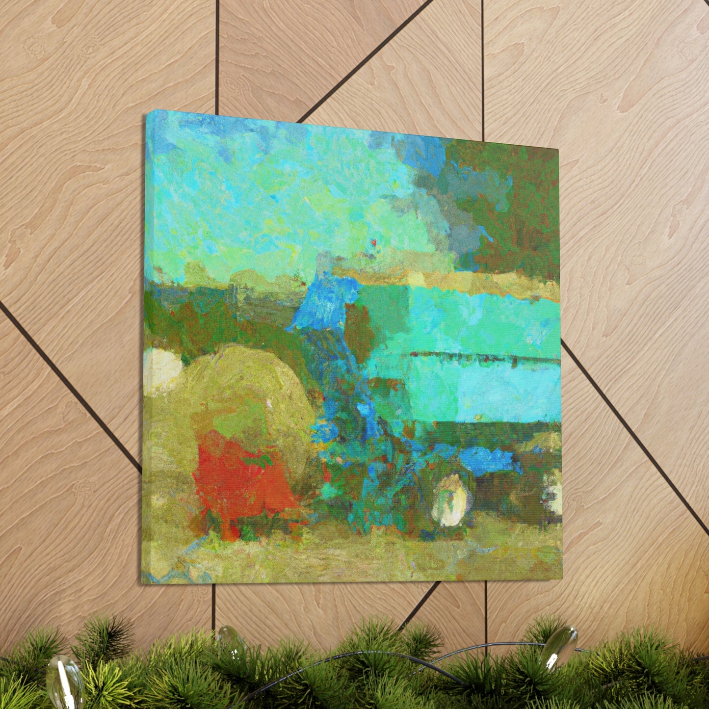 "Baler in the Hayfield" - Canvas