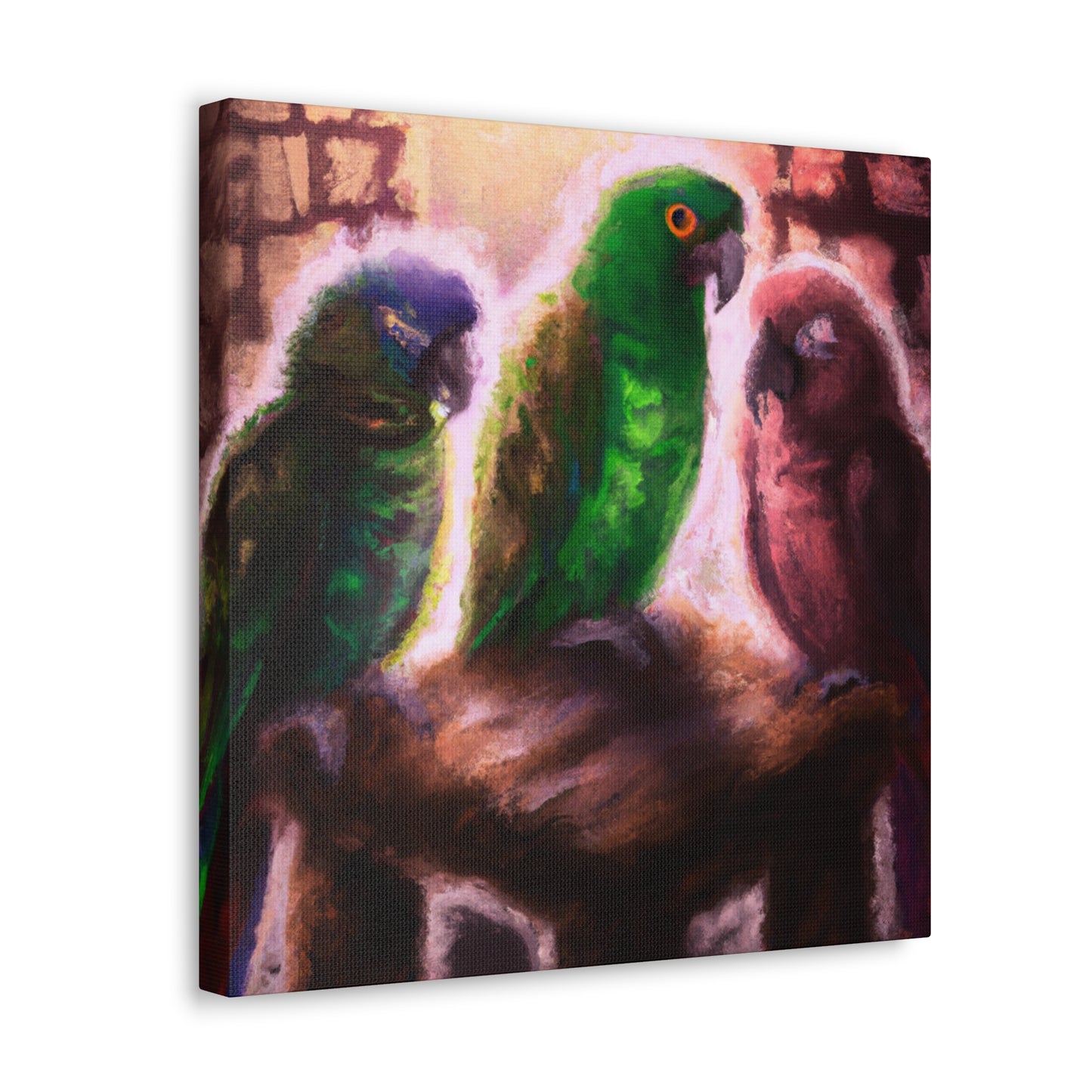 Parrots in Nebulae - Canvas