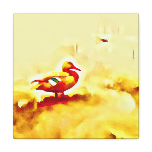 Mallards In Abstraction - Canvas