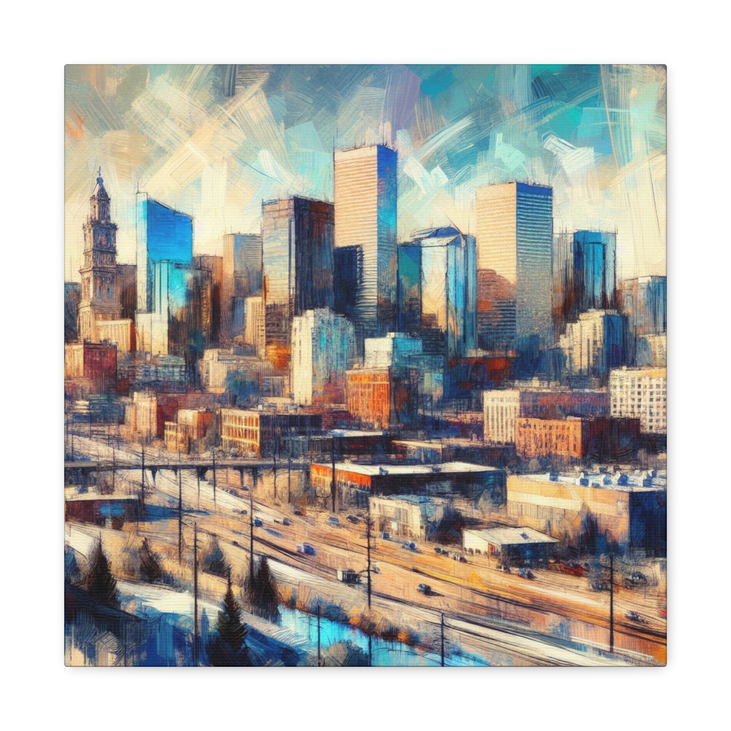 "Emerging Denver Dreamscape" - Canvas