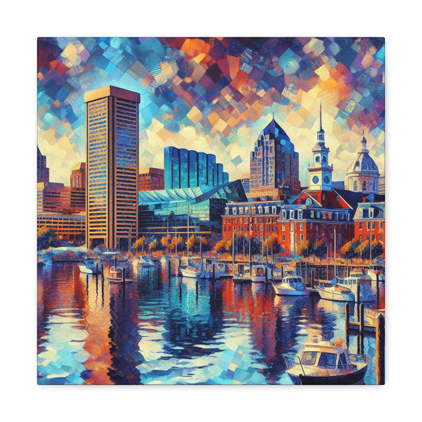 Urban Harmony Unveiled - Canvas