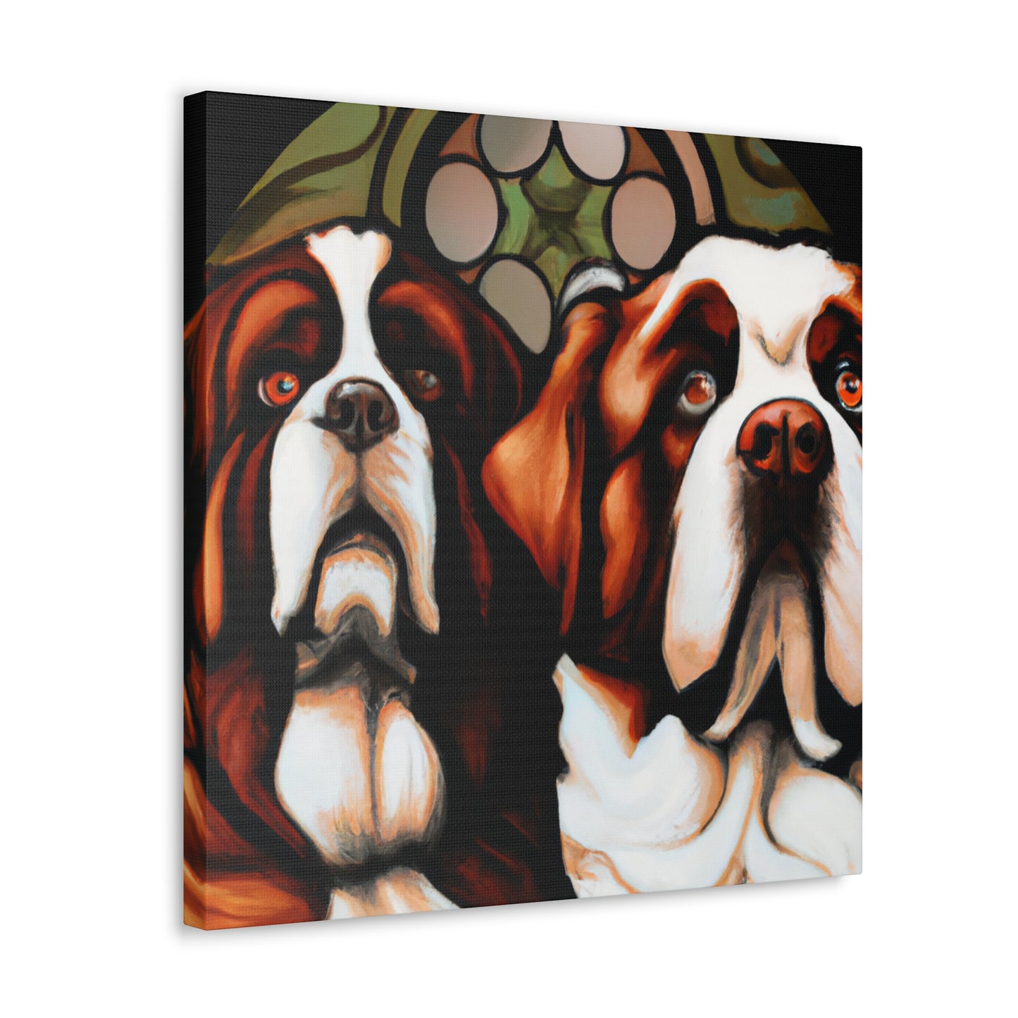 Saint Bernard Slumbering - Canvas