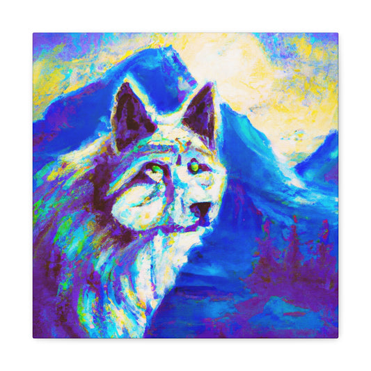 "Lonely Wolf's Lament" - Canvas