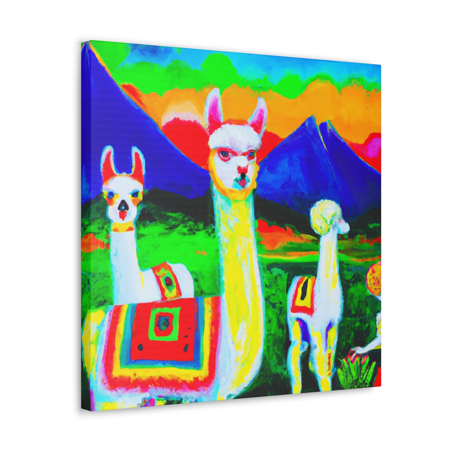 Alpaca In Dreamsland - Canvas