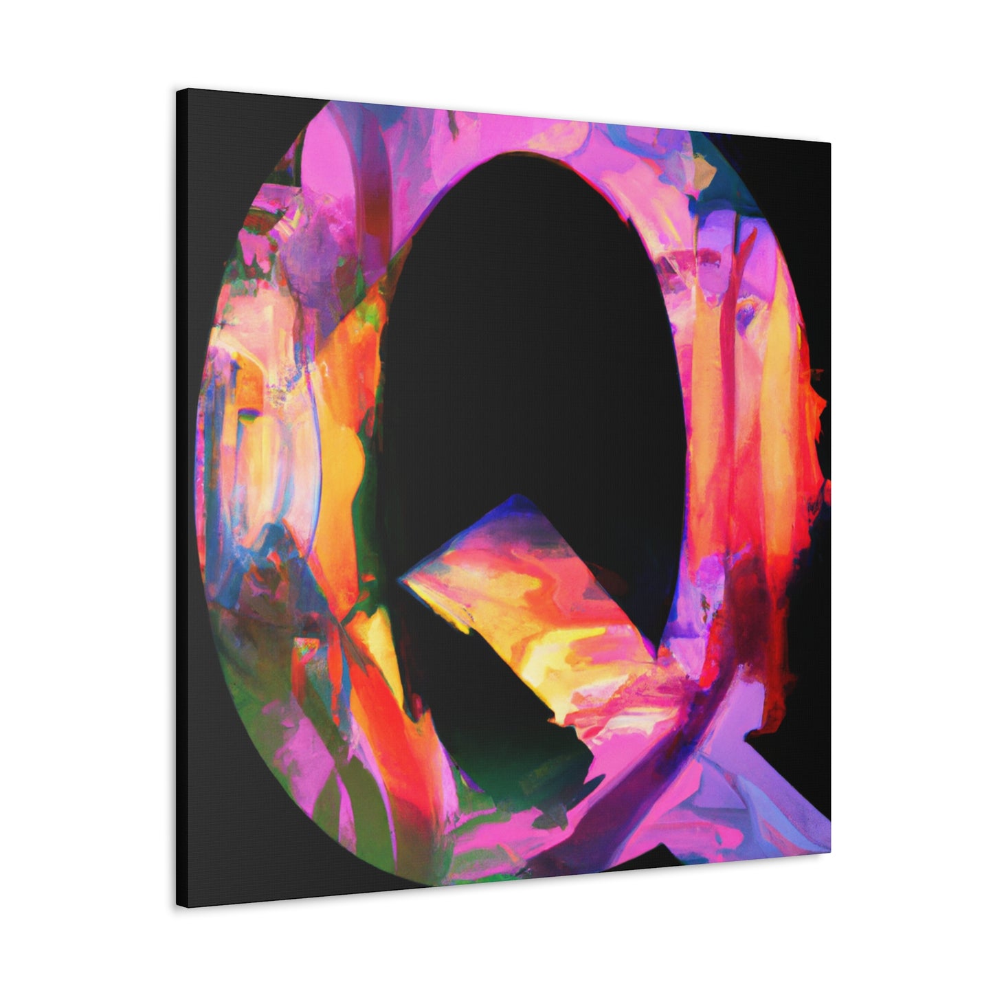 Q's Digital Tapestry - Canvas