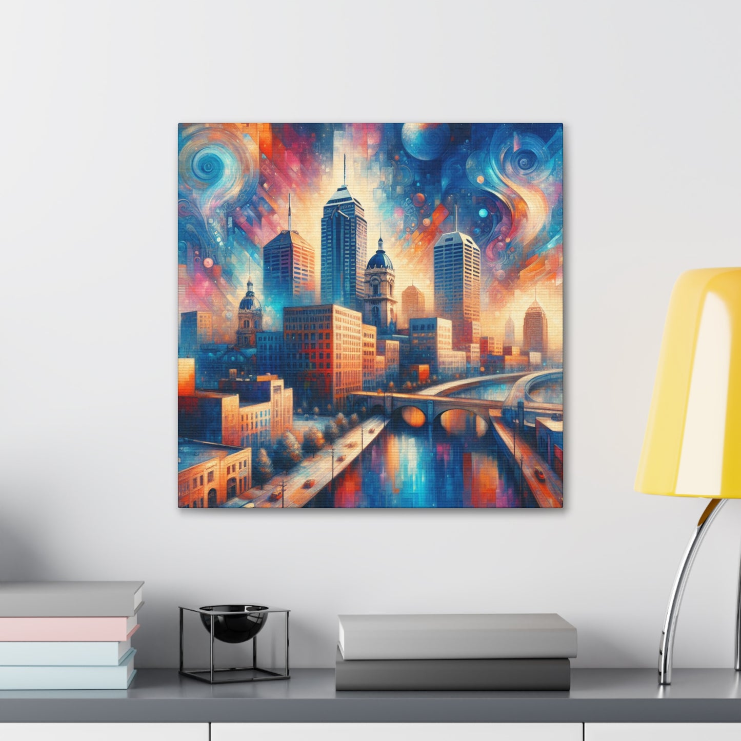 "Urban Impression: Monumental Serenity" - Canvas