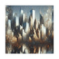 "Urban Symphony in Motion" - Canvas