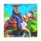 "Rangers on Ranches Riding" - Canvas