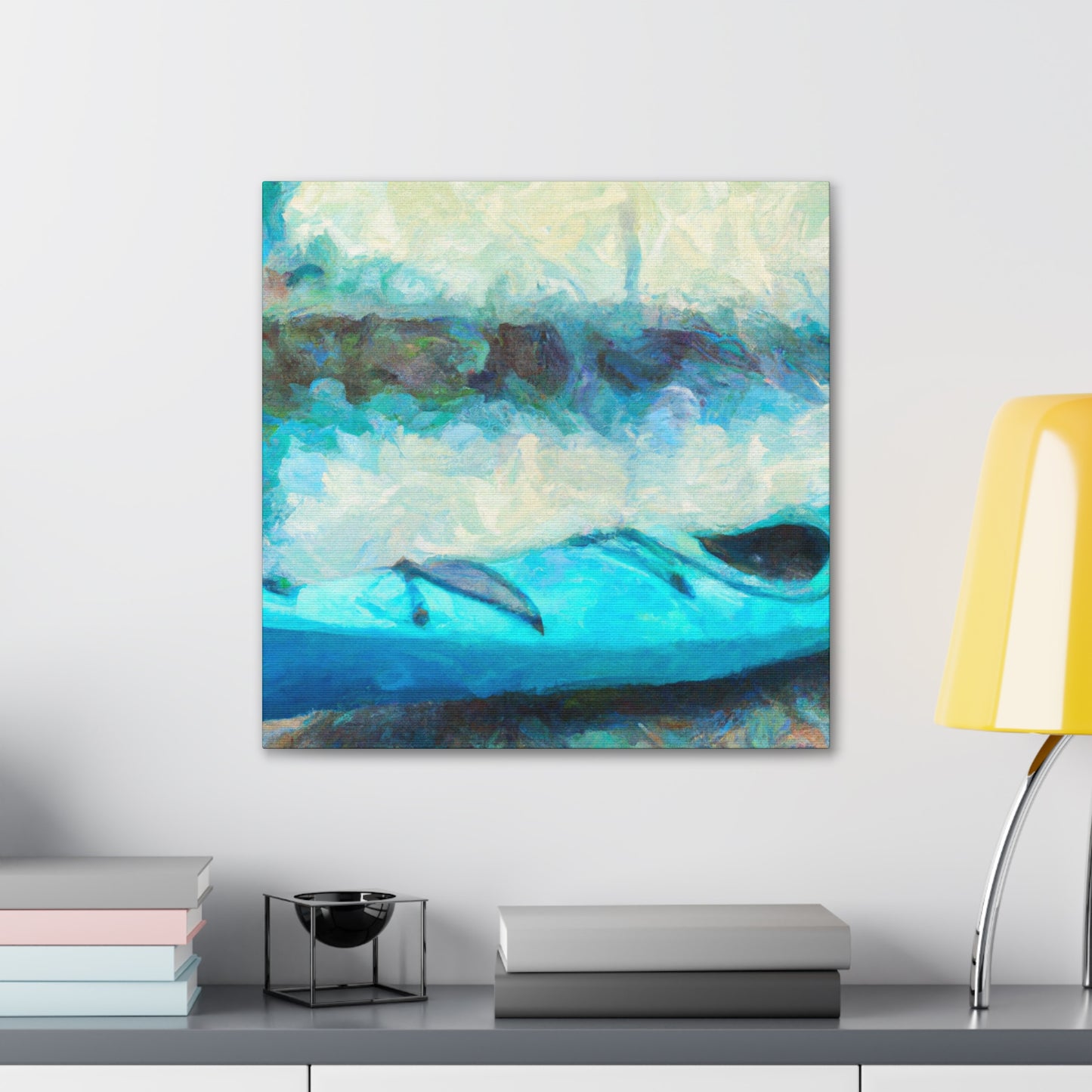 Kayaking the Seaside - Canvas