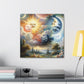 Gleaming Celestial Grins - Canvas