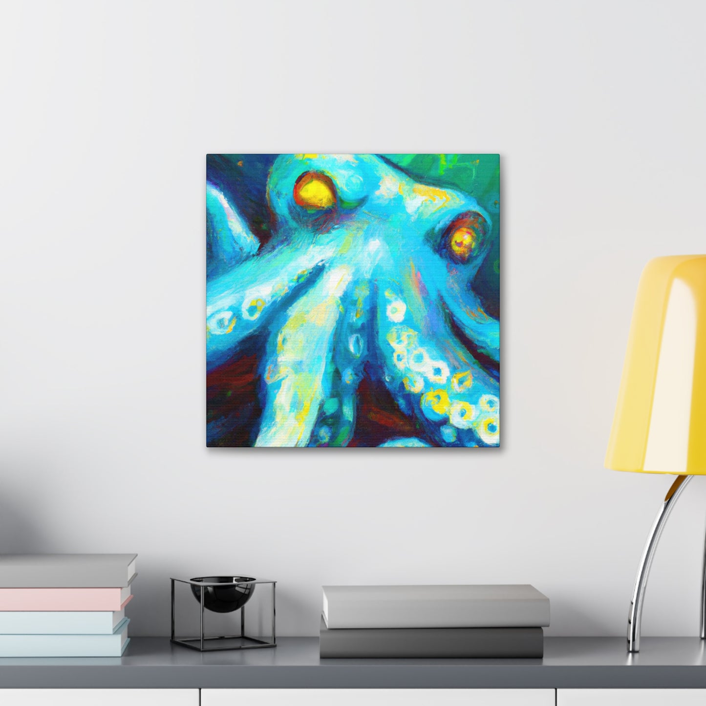 Octopus in Abstract. - Canvas