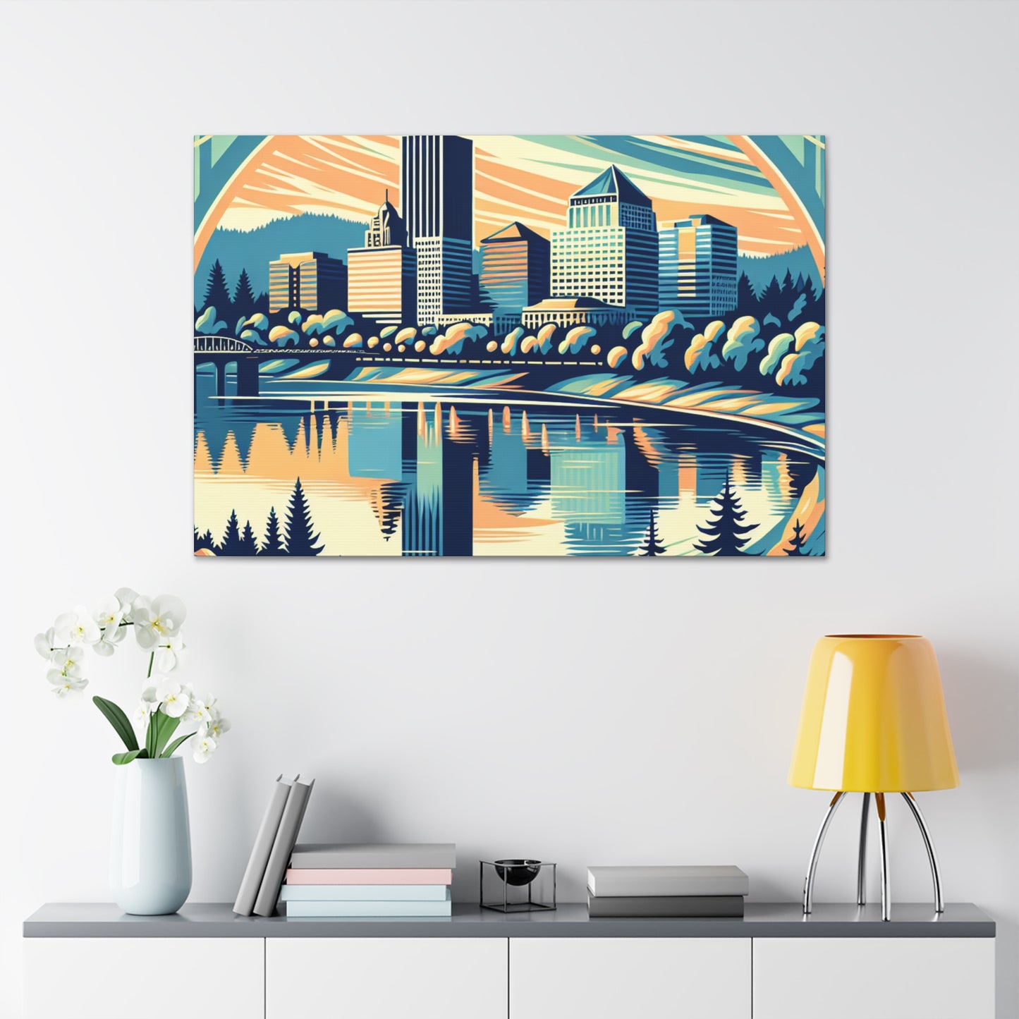 "Enchanting Grace of Portland" - Canvas