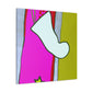 "Stockings in Neon Colors" - Canvas