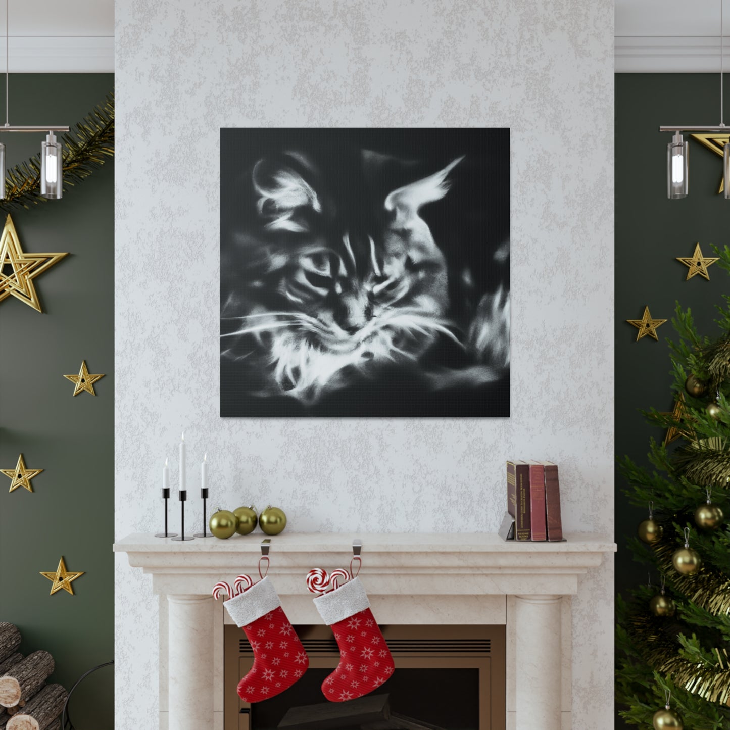 Maine Coon Expressionism - Canvas