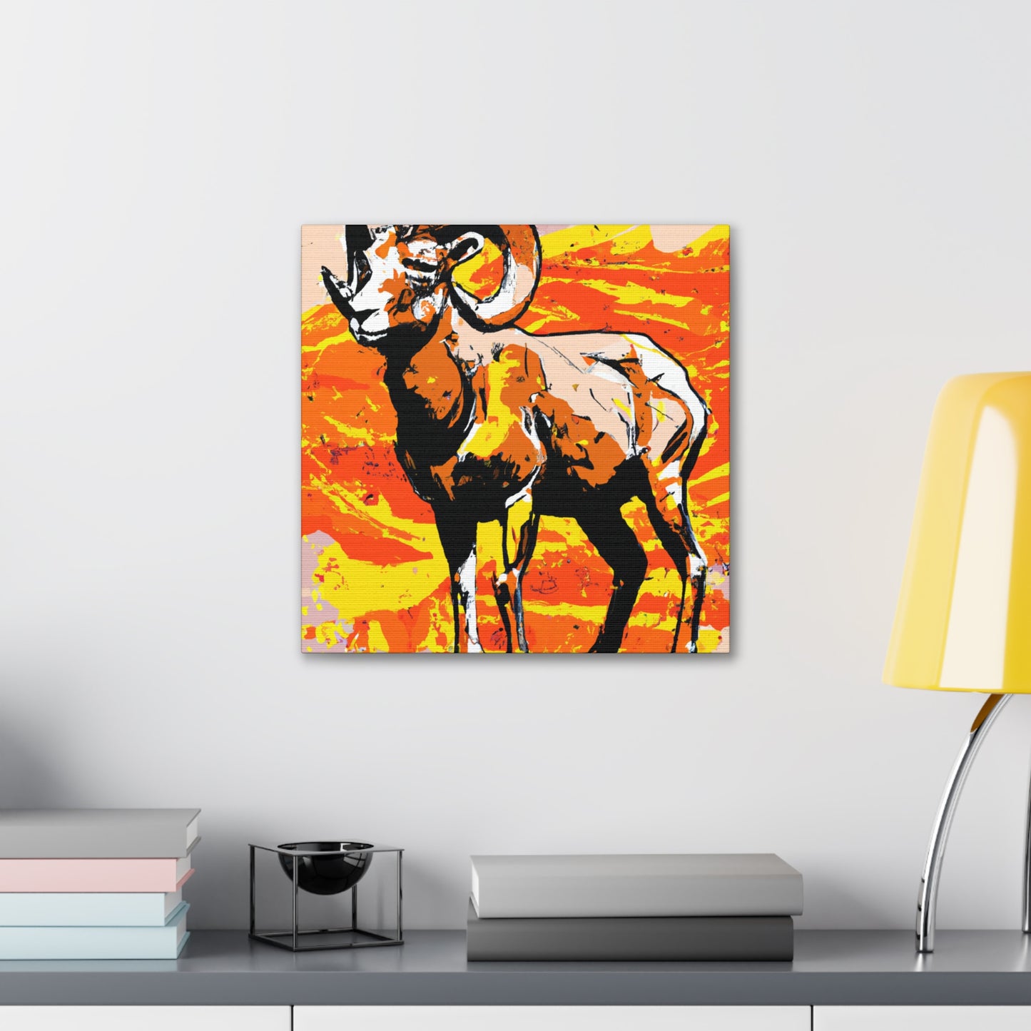 "Bighorn Majesty Majestic" - Canvas