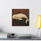 Beluga Whale Serenely - Canvas