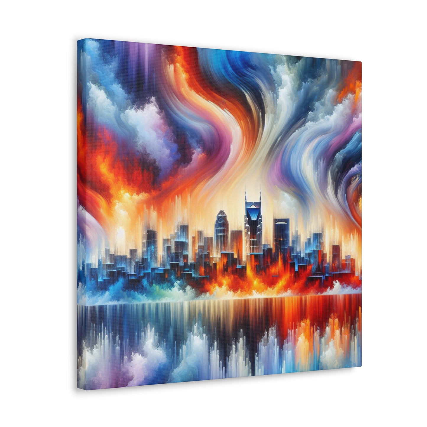 "Melodic Urban Symphony" - Canvas