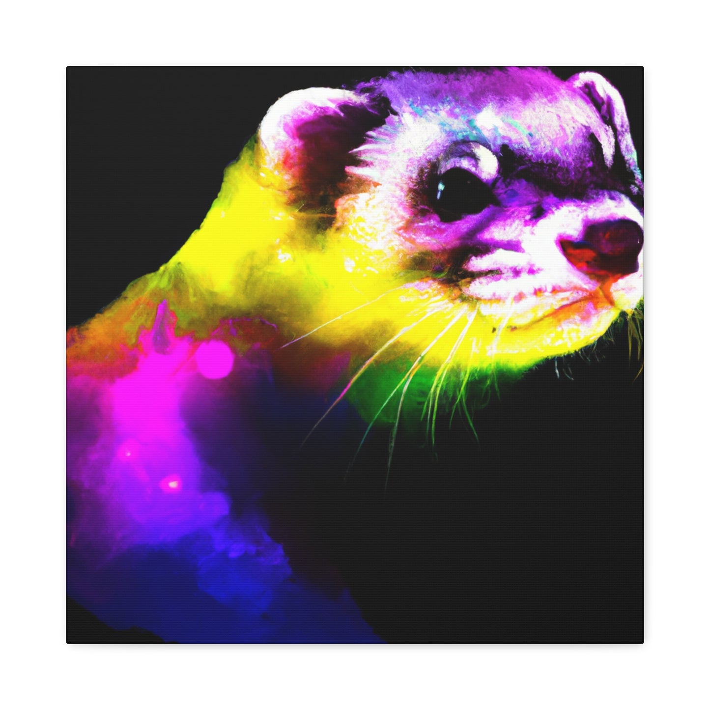 Ferret in the Wilderness - Canvas