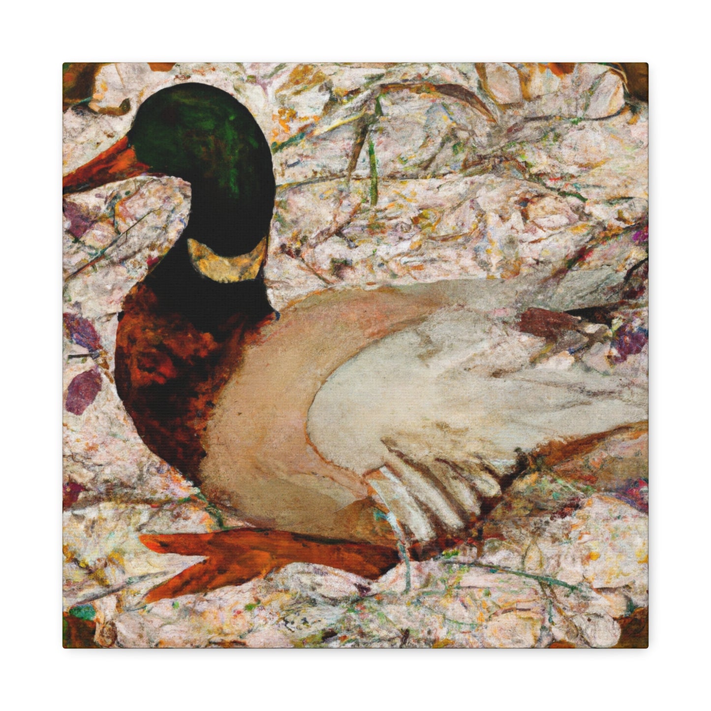 "Mallard Duck Splendor" - Canvas