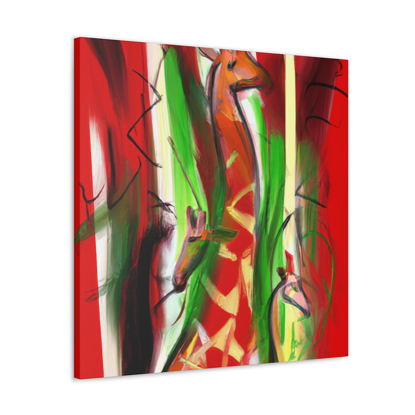 Giraffe in Expressionism - Canvas