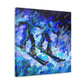 Skiing in Impressionism - Canvas