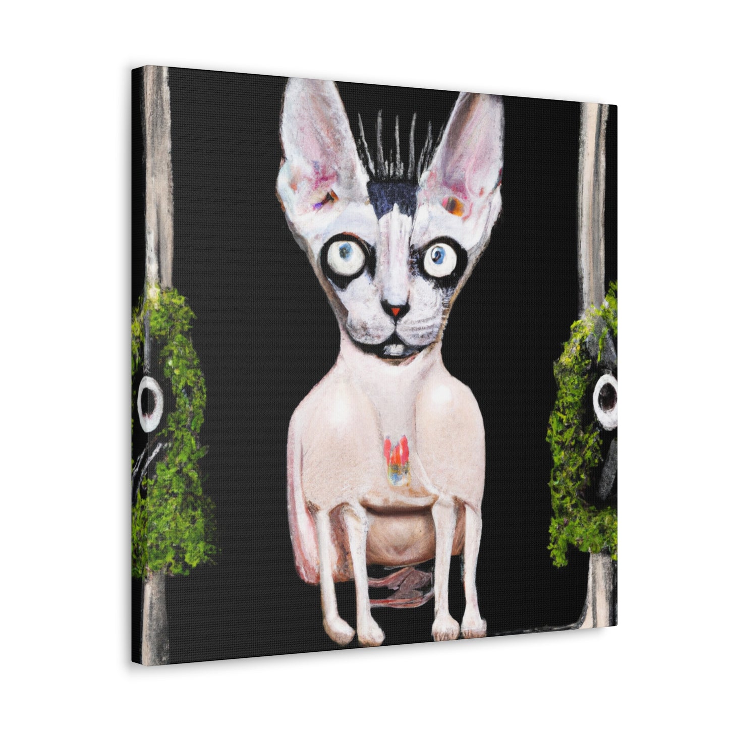 Sphynx beneath the Moon - Canvas