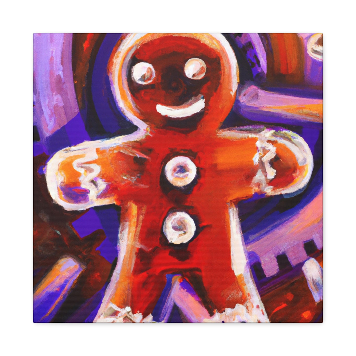 Gingerbread Man Steampunk - Canvas