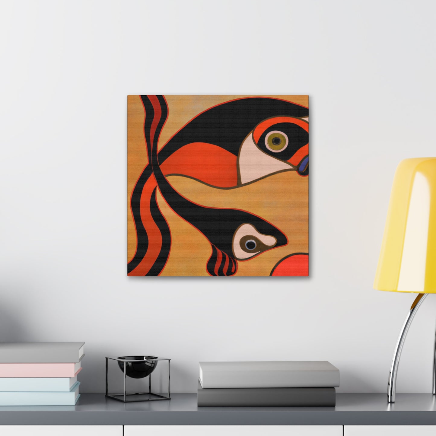 "Guppy Art Deco Dream" - Canvas