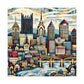 "Pittsburgh's Rustic Harmony" - Canvas