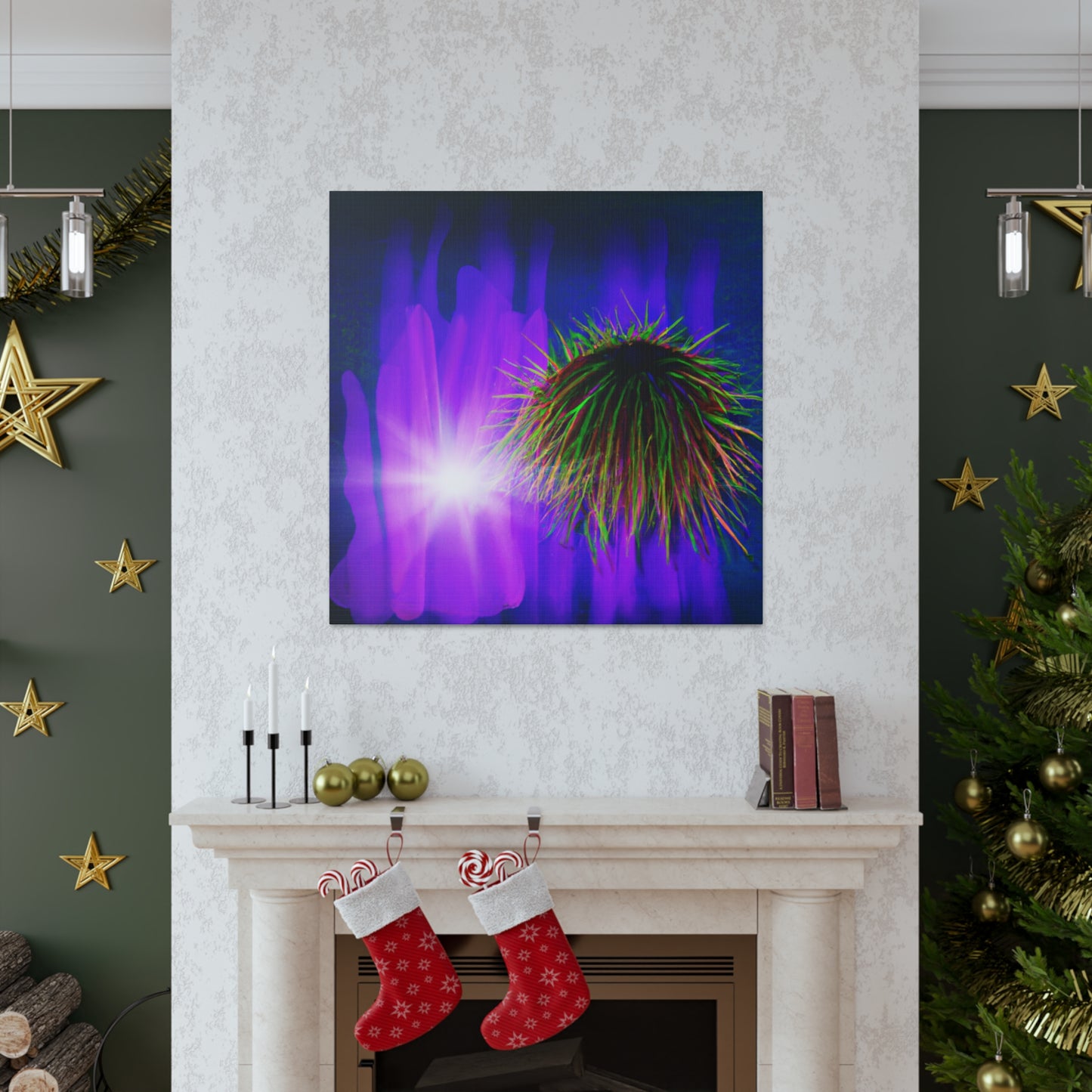 "Sea Urchin Fanfare" - Canvas