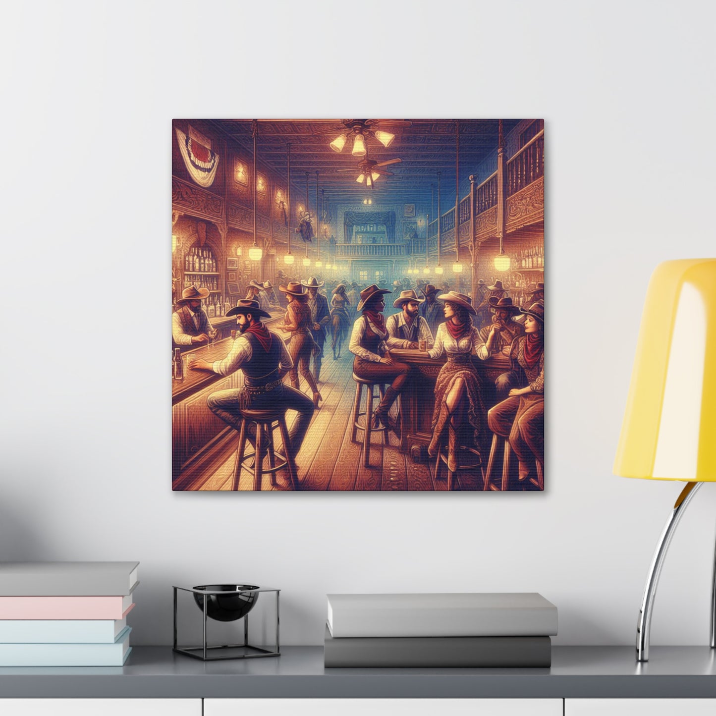 "Wild West Revelry" - Canvas