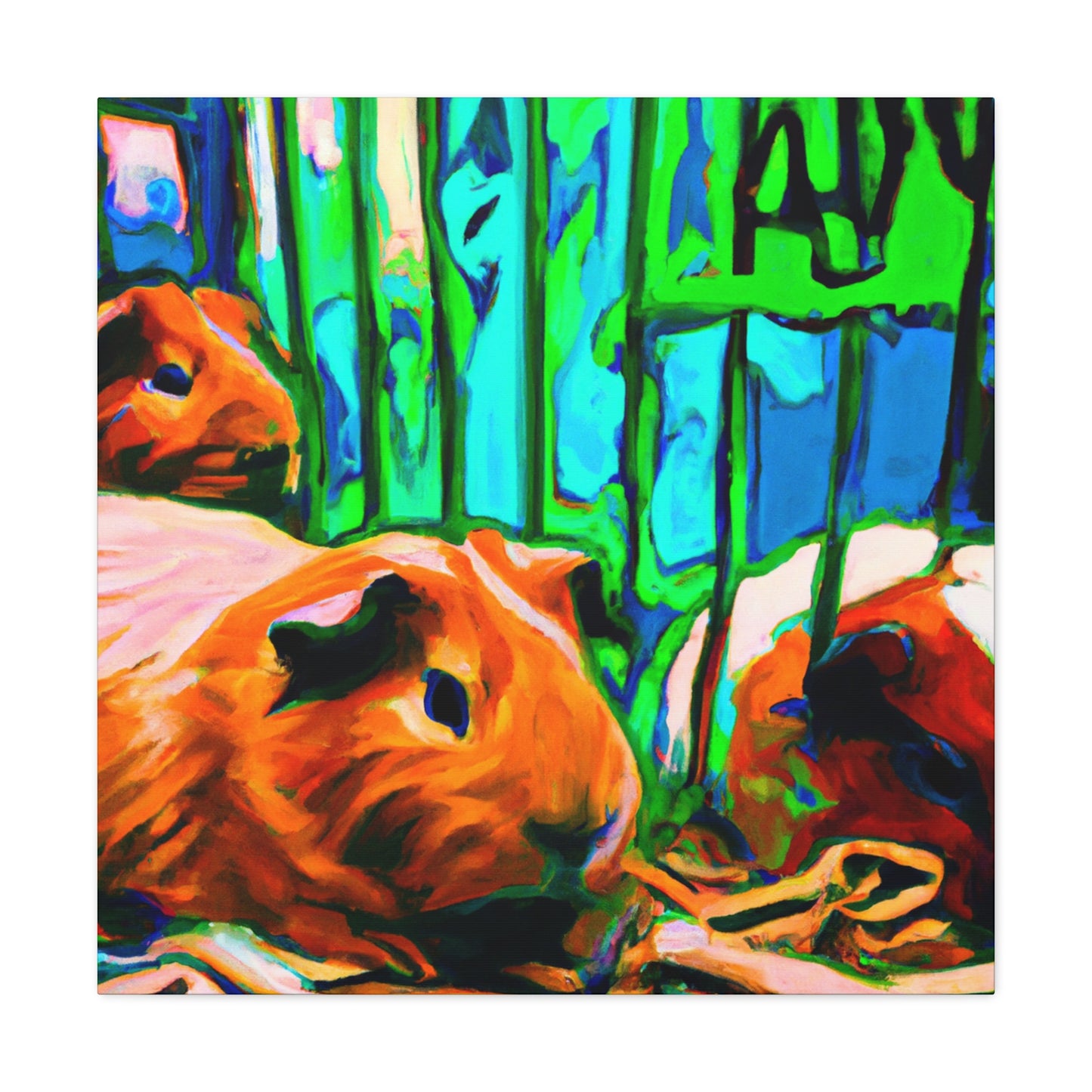 Guinea Pig Wonderland - Canvas