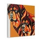 "Tibetan Mastiff Triumphant" - Canvas