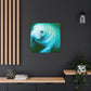 Manatee in Movement - Canvas