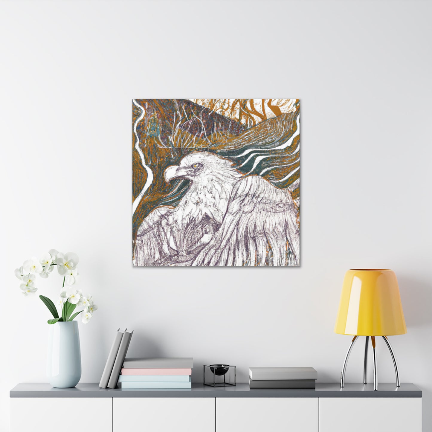 "Eagle In Splendour Supreme" - Canvas