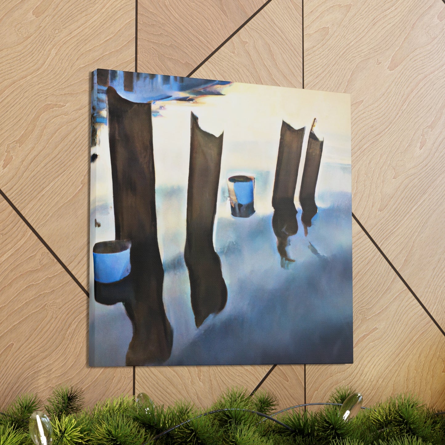 Seawall of Reflection - Canvas