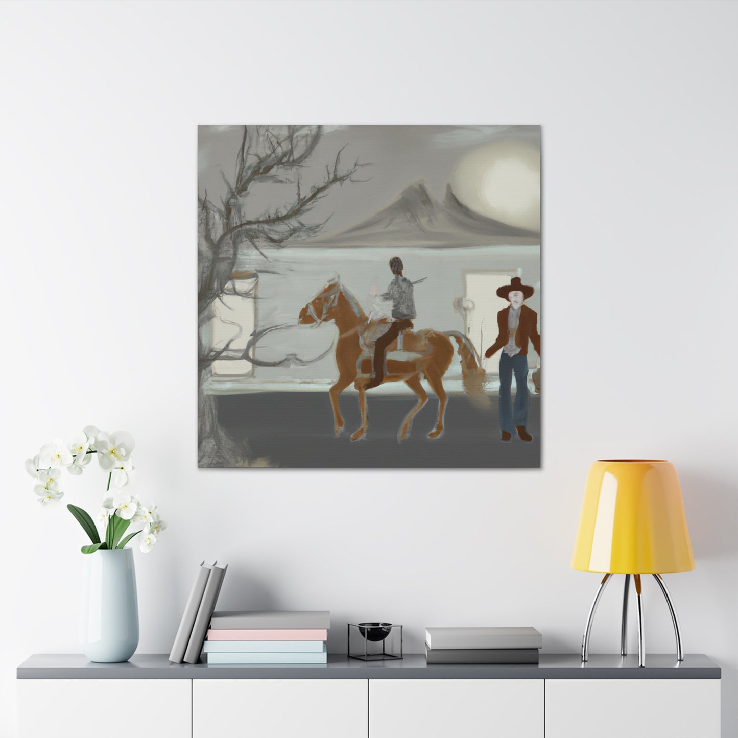 "Stagecoach Through Time" - Canvas