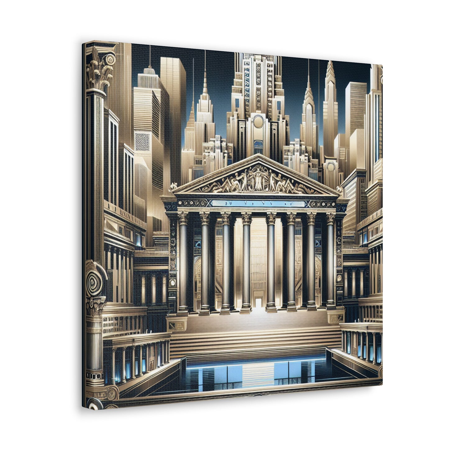 "Enchanting Grandeur of Gotham" - Canvas