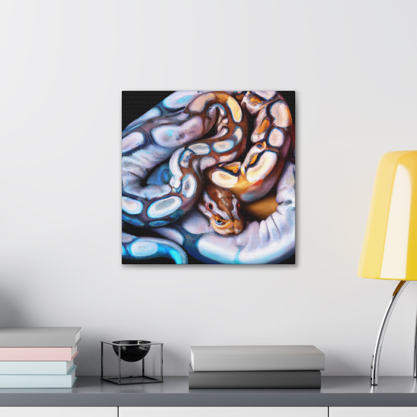 "Coursing Ball Python Vigor" - Canvas